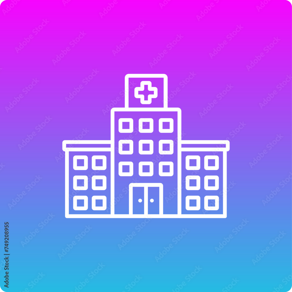 Hospital Building Icon