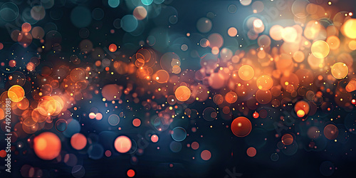 Bokeh, graphic resource web background out of focus blurred backgrounds, digital backdrop wide art soft, generated ai photo