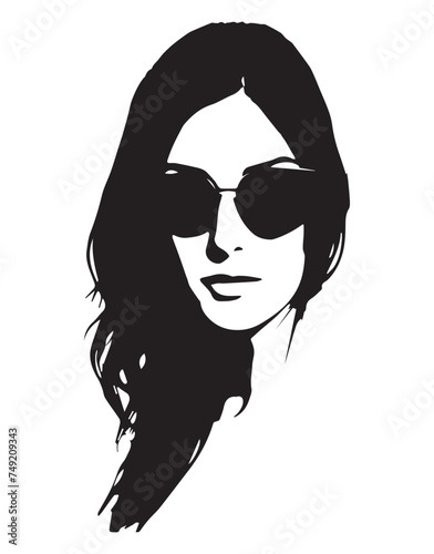 girl with sunglasses