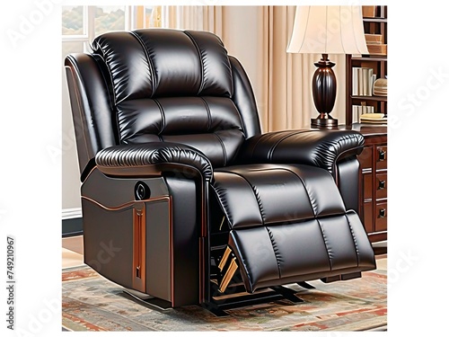 The Recliner Chair nice design, steel body frame, high quality fabric made, modern up and down system, nice design.