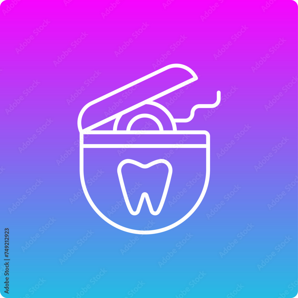 Dental Floss Icon Dental Floss Icon