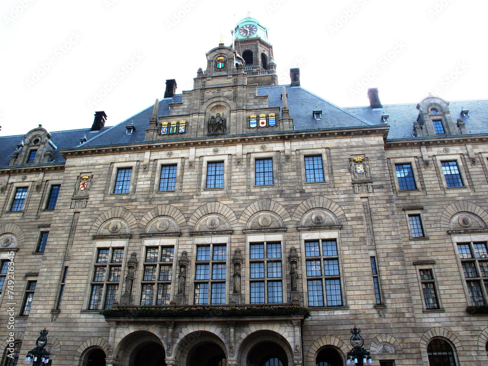 Fototapeta premium City hall building - Coolsingel - Rotterdam - The Netherlands