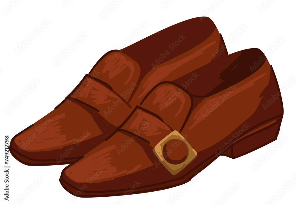 Shoes and clothes trends, leather comfy footwear Shoes and clothes trends, leather comfy footwear