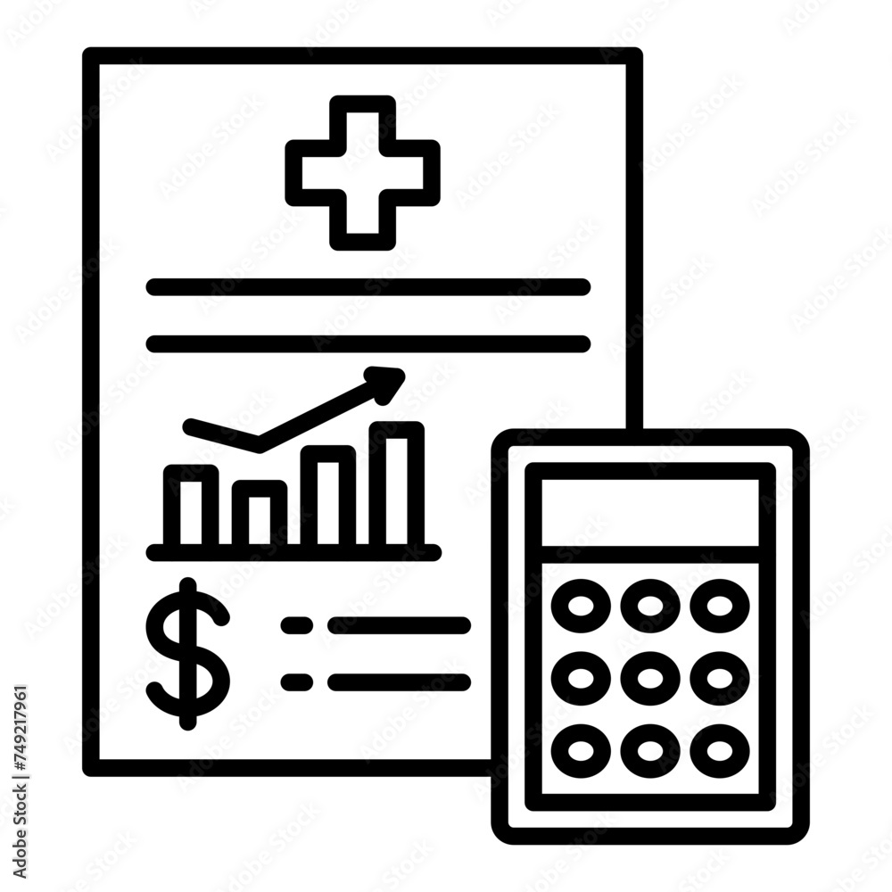 Fototapeta premium Expenses Icon