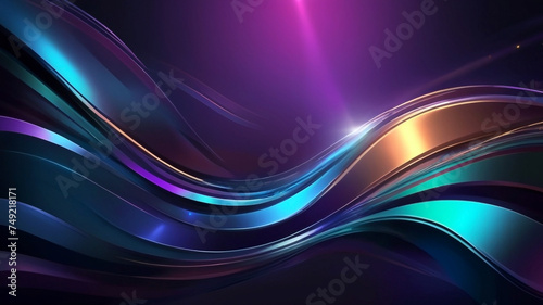 Abstract hi tech background with iridescent colors