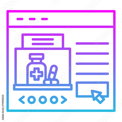 Online pharmacy Icon