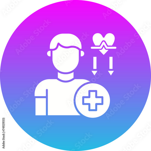 Sick patient Icon