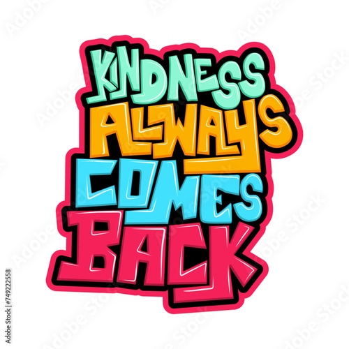 Concept colorful Typography Motivational Quote Design