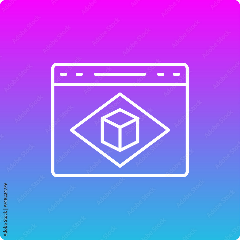 Augmented Reality Icon Augmented Reality Icon
