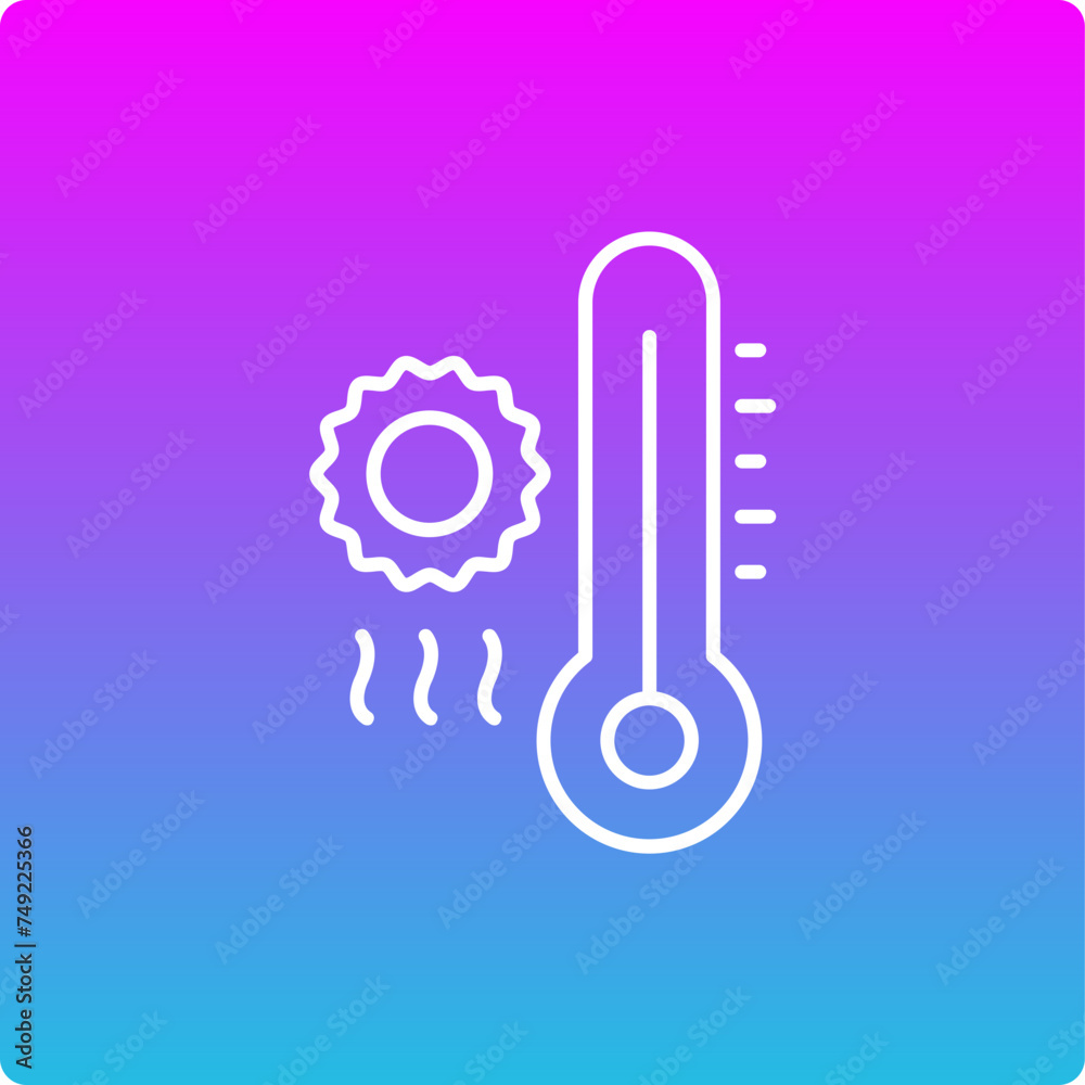 Heat Waves Icon Heat Waves Icon