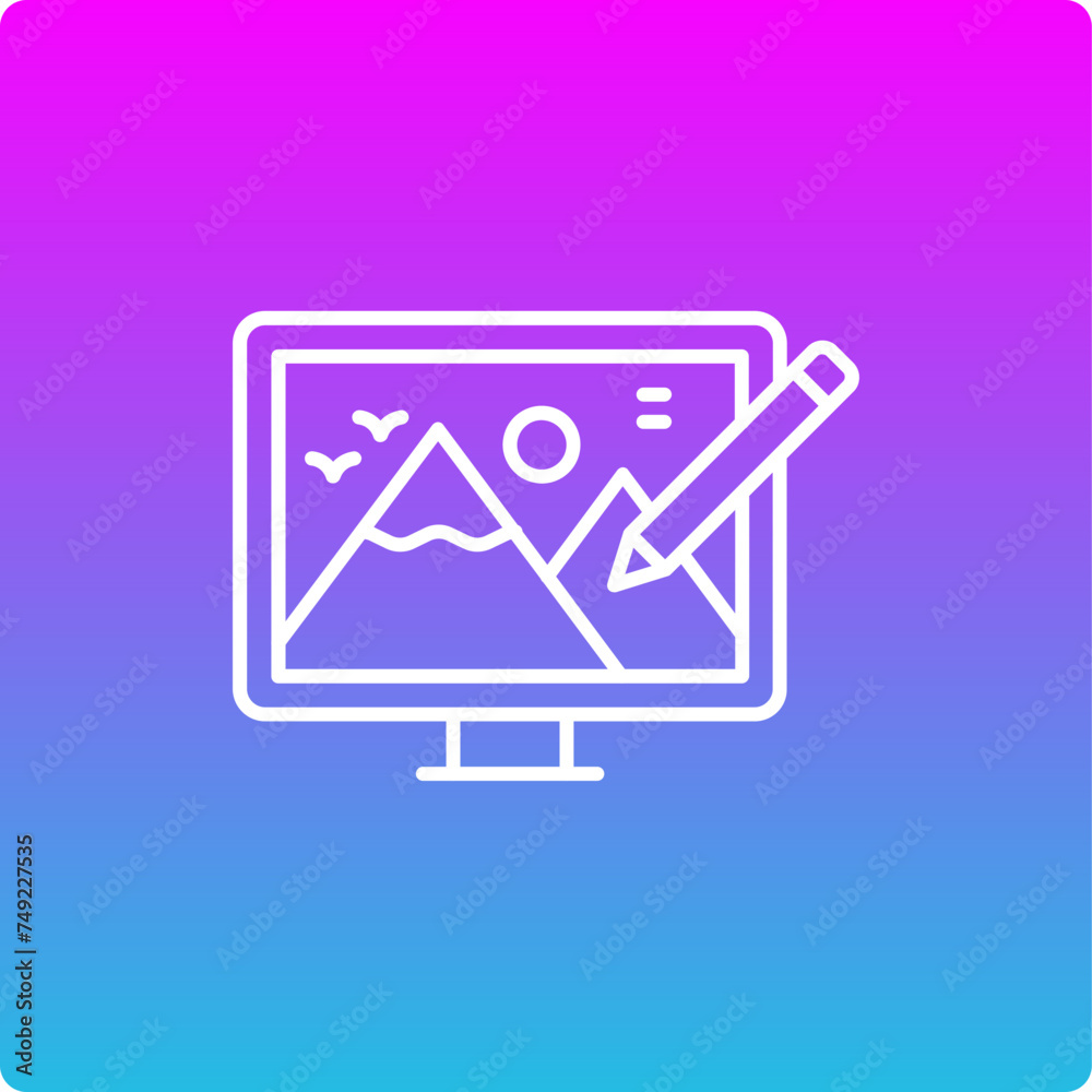 Graphic editor Icon Graphic editor Icon
