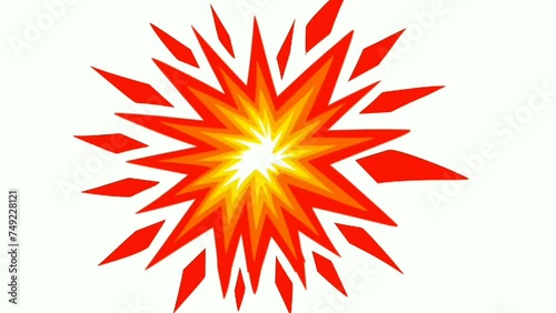 Simple animation of a bomb exploding