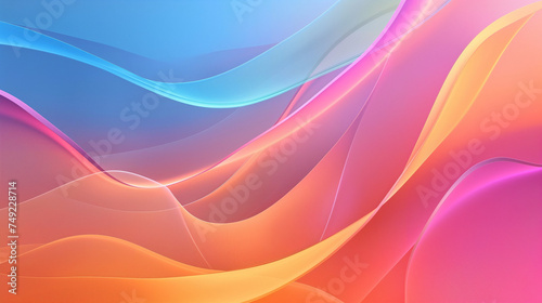 abstract 3D wavy background.