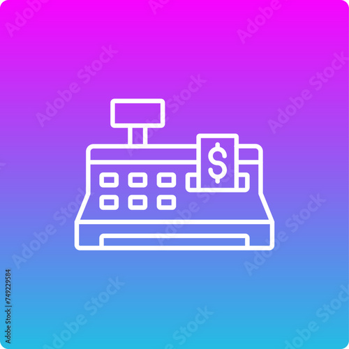 Cashier Machine Icon