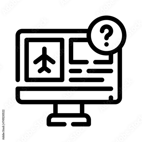 unknown line icon
