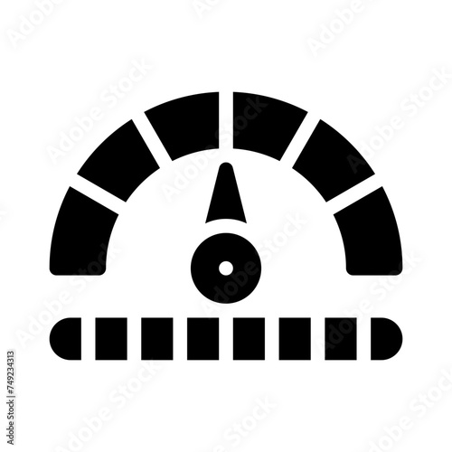 bandwidth glyph icon photo