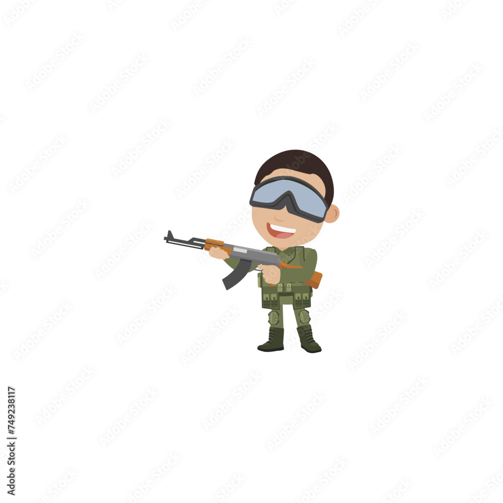 soldier pose with defense day combat goggles defense soldier pose with defense day combat goggles defense