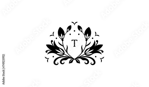 Floral Design Alphabetical Logo