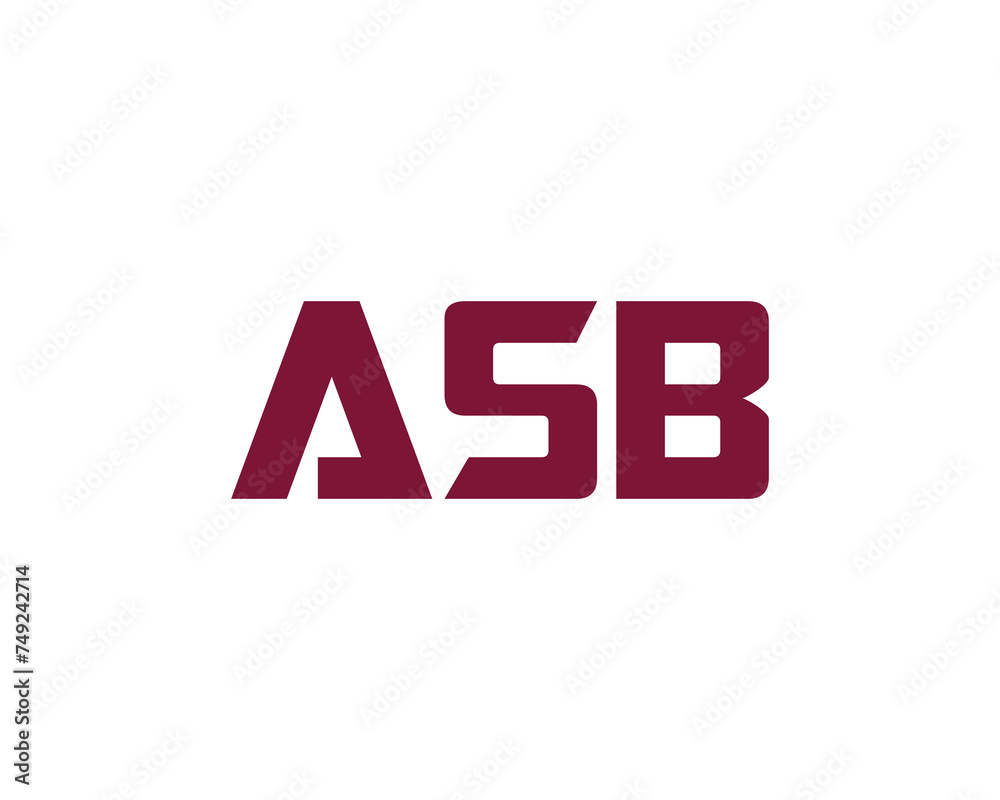 ASB Logo design vector template ASB Logo design vector template