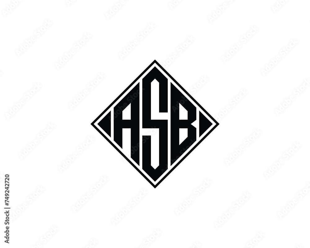 ASB Logo design vector template ASB Logo design vector template