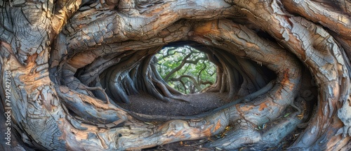 Towering Giant: A Very Large Tree With a Very Long Trunk