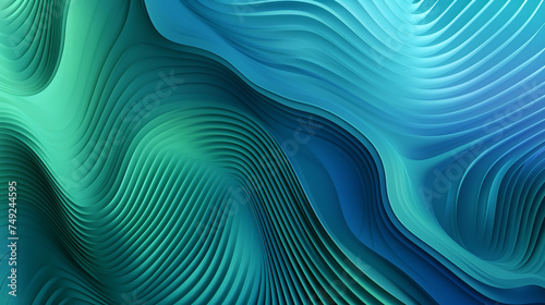abstract 3D wavy background. © Butt _Ai