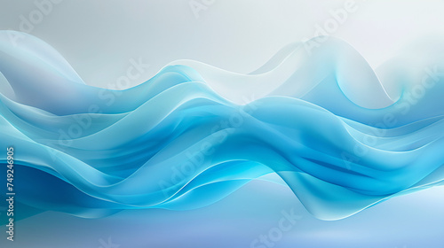 abstract 3D wavy background.