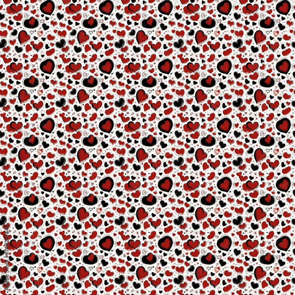 Seamless Pattern Love Design Seamless Pattern Love Design
