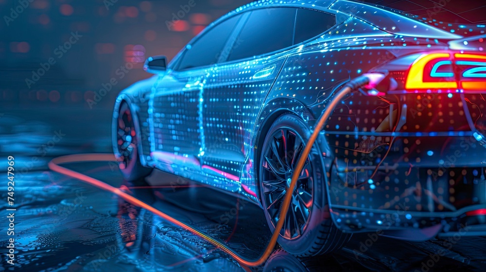 Future technology EV Car Future technology EV Car