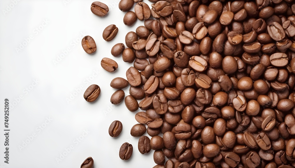 Close up of a pile of coffee beans Close up of a pile of coffee beans