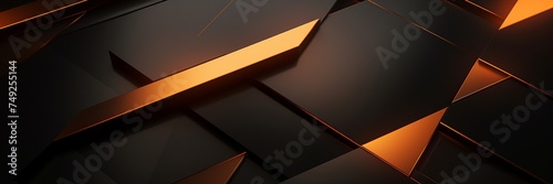 Abstract black and orange background. 