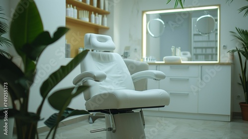 modern interior of a cosmetology room	
