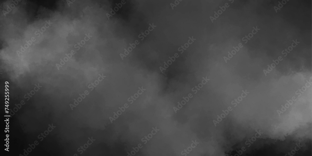 Black smoke cloudy,abstract watercolor isolated cloud dramatic smoke.overlay perfect vector desing.smoke swirls mist or smog vector illustration liquid smoke rising smoke exploding.
