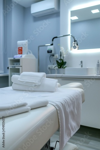 modern interior of a cosmetology room 