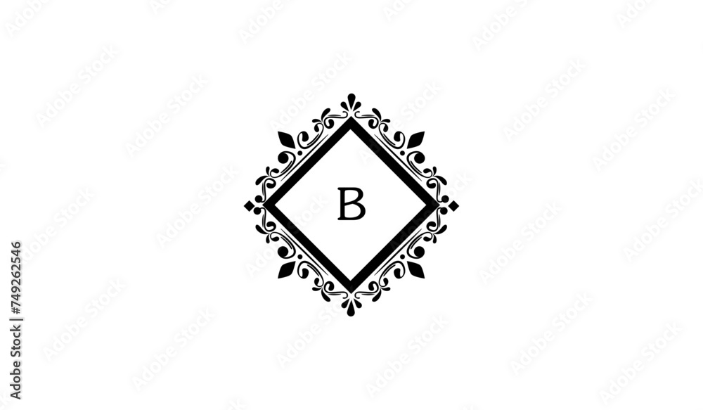 Luxury Wedding Card Alphabetical Logo Luxury Wedding Card Alphabetical Logo