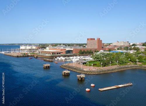Vászonkép Hafen und Stadtansicht Charlottetown Prince Edward Island Kanada