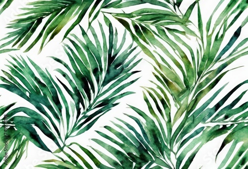 A green leafy plant with a white background. The leaves are painted in a watercolor style