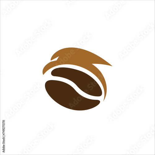 vector eagle coffee, logo, can be used as a background, templet, icon, logo design, wall, etc