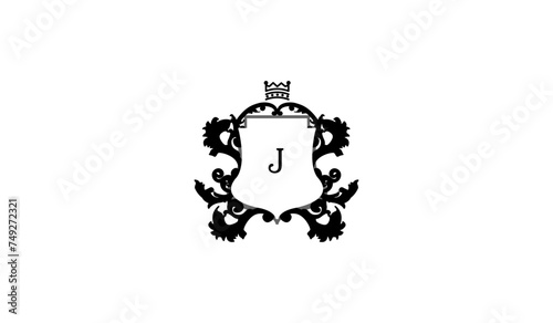 Heraldic Coat of Arms Alphabetical Logo