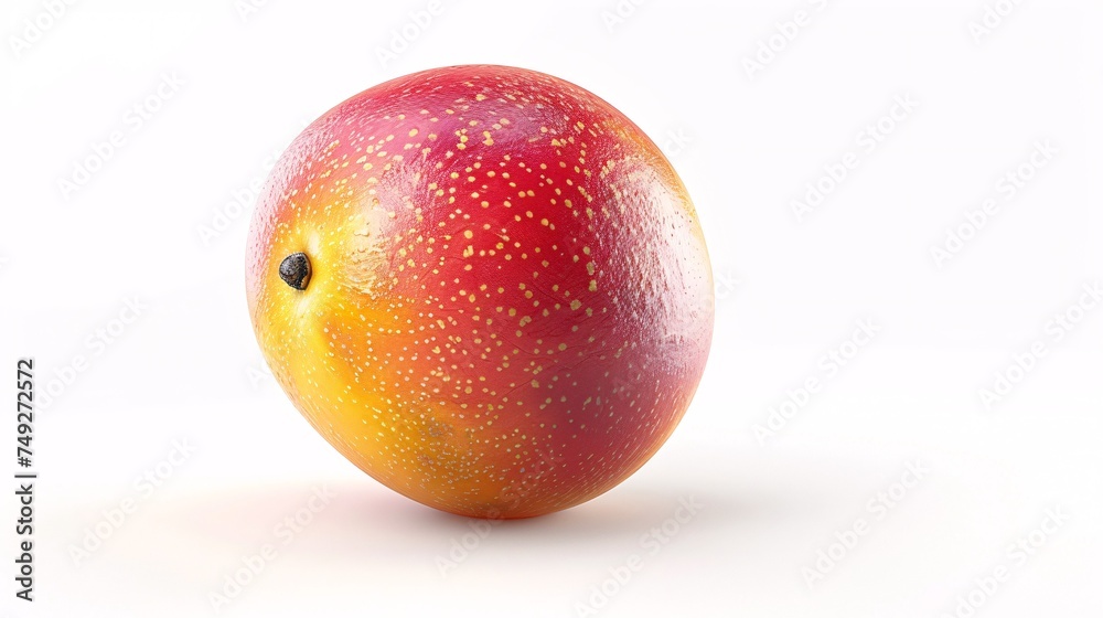 Ripe mango isolated on a white background. Ripe mango isolated on a white background.
