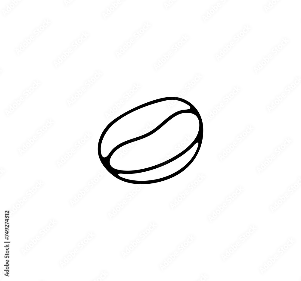 Coffee bean, plant, nature, hot drink and beverage, graphic design. Food, cafes, coffee house and coffee shop, illustration Coffee bean, plant, nature, hot drink and beverage, graphic design. Food, cafes, coffee house and coffee shop, illustration