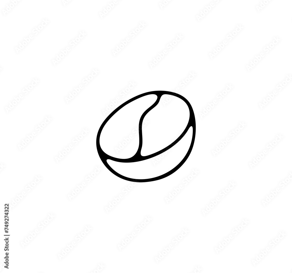 Coffee bean, plant, nature, hot drink and beverage, graphic design. Food, cafes, coffee house and coffee shop, illustration Coffee bean, plant, nature, hot drink and beverage, graphic design. Food, cafes, coffee house and coffee shop, illustration