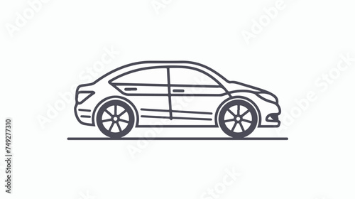car icon. Element of simple web icon. Thin line icon © Vector