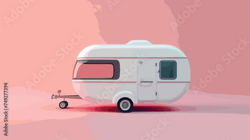 Caravan Icon In Trendy style