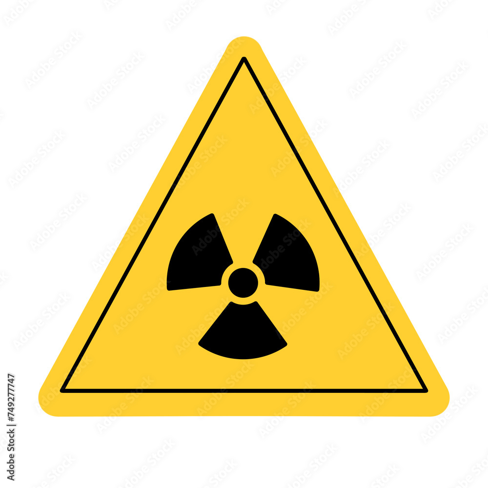 Yellow warning triangle doodle label sign illustration that can be used for sticker, book, scrapbook, icon, e.t.c with yellow and black colors | Radioactive Warning Sign - Radiation Yellow warning triangle doodle label sign illustration that can be used for sticker, book, scrapbook, icon, e.t.c with yellow and black colors | Radioactive Warning Sign - Radiation