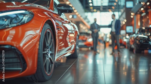 A car dealer signs a contract for a new car at a car showroom. The motive for purchasing a new car at an authorized showroom is the concept of concluding a car purchase contract.