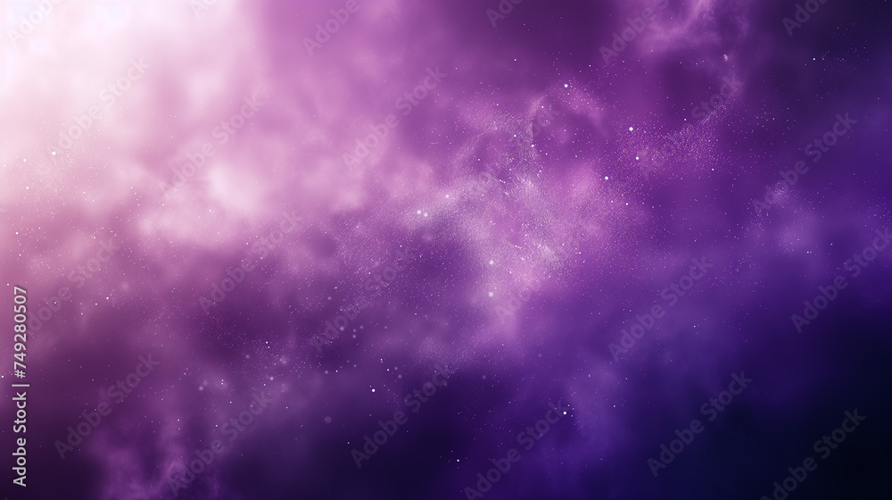 Violet sky background with copy space