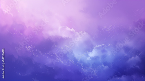 Violet sky background with copy space photo
