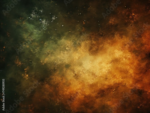 Khaki nebula background with stars and sand © GalleryGlider