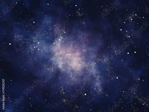 Indigo nebula background with stars and sand © GalleryGlider